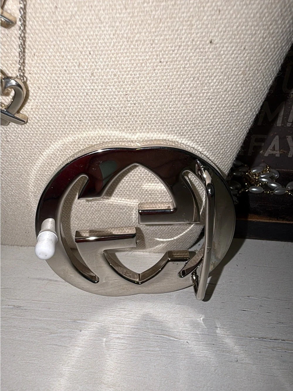 Gucci silver belt buckle authentication included !!! - Picture 5 of 5